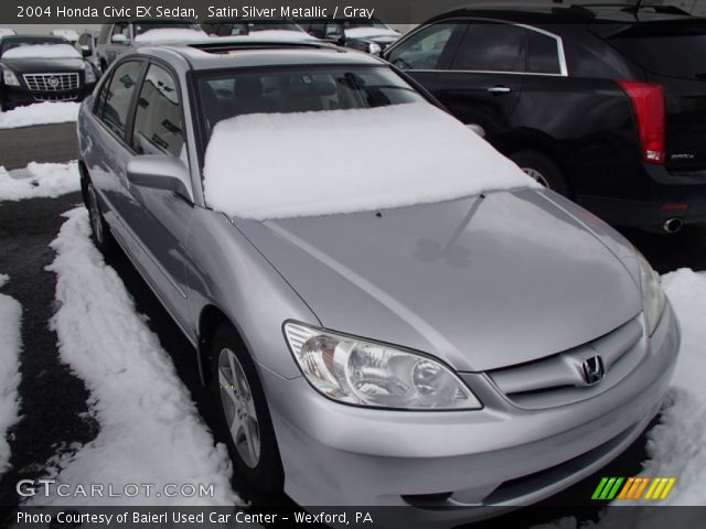 2004 Honda Civic EX Sedan in Satin Silver Metallic