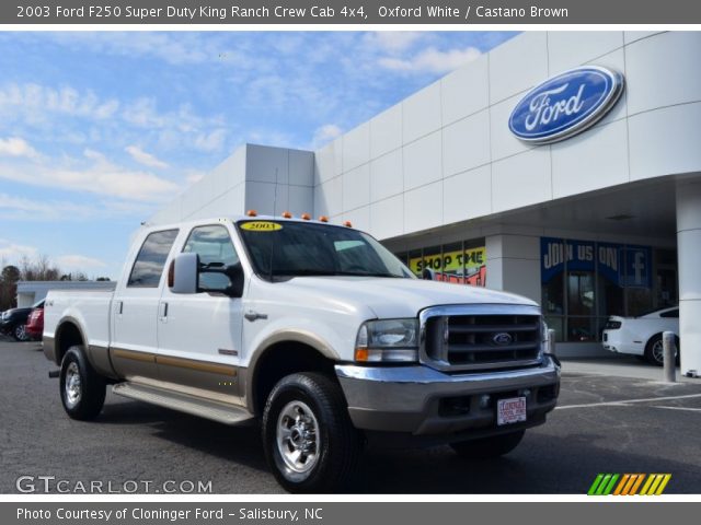2003 Ford F250 Super Duty King Ranch Crew Cab 4x4 in Oxford White