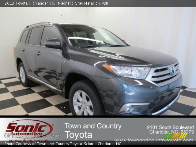 2013 Toyota Highlander V6 in Magnetic Gray Metallic
