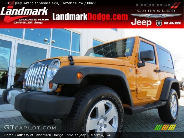 2012 Jeep Wrangler Sahara 4x4 in Dozer Yellow