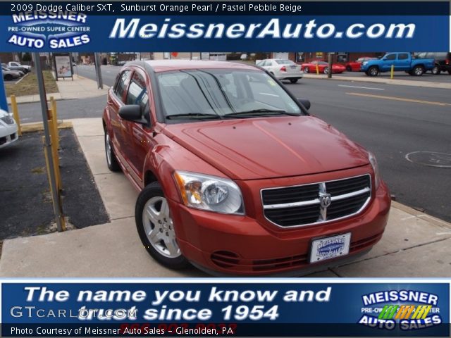 2009 Dodge Caliber SXT in Sunburst Orange Pearl