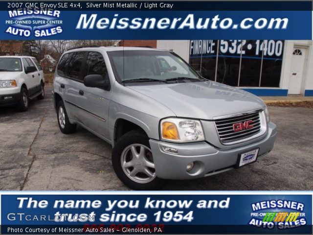 2007 GMC Envoy SLE 4x4 in Silver Mist Metallic