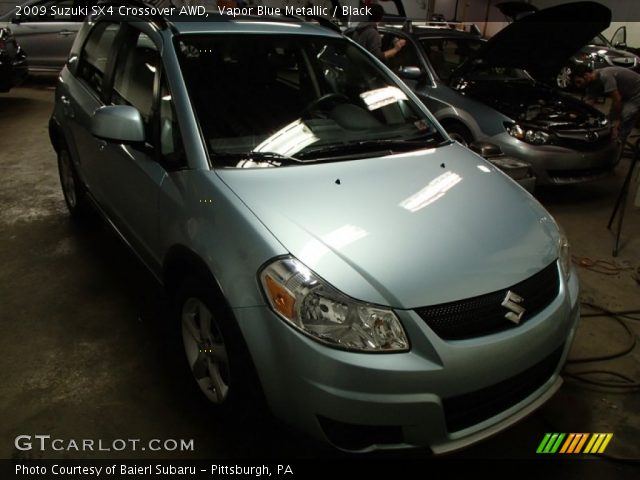 2009 Suzuki SX4 Crossover AWD in Vapor Blue Metallic