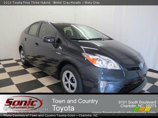 2013 Toyota Prius Three Hybrid in Winter Gray Metallic