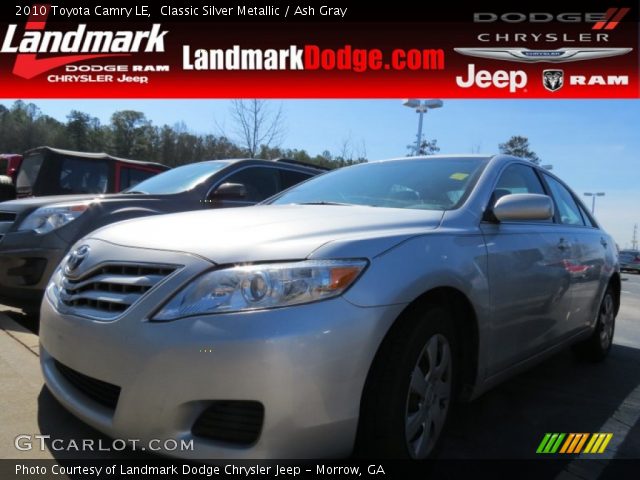 2010 Toyota Camry LE in Classic Silver Metallic