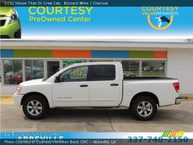 2012 Nissan Titan SV Crew Cab in Blizzard White