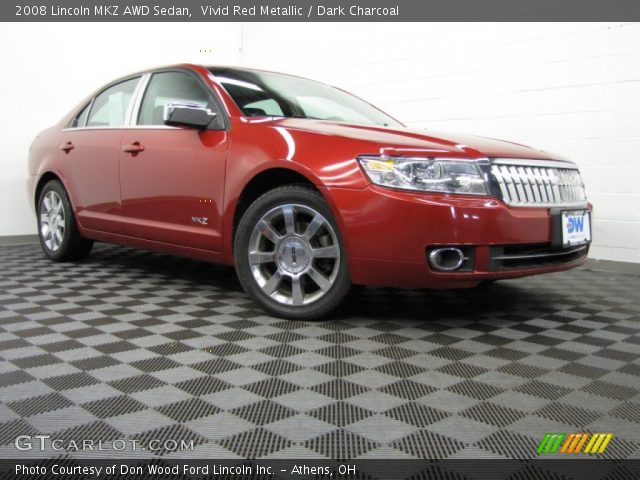 2008 Lincoln MKZ AWD Sedan in Vivid Red Metallic