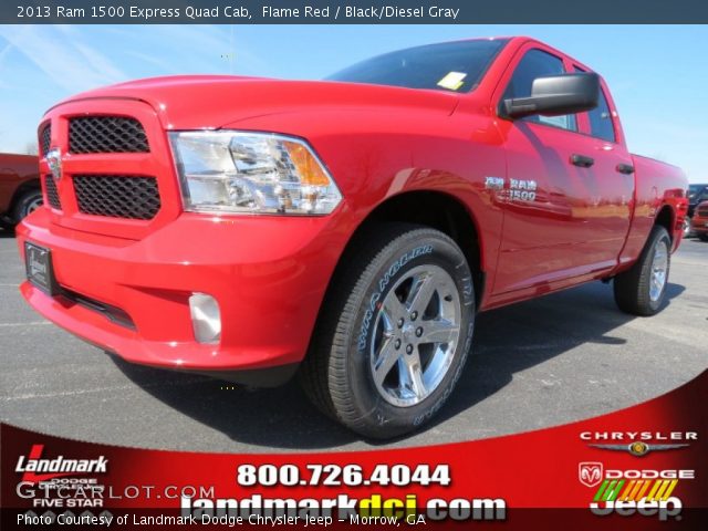 2013 Ram 1500 Express Quad Cab in Flame Red