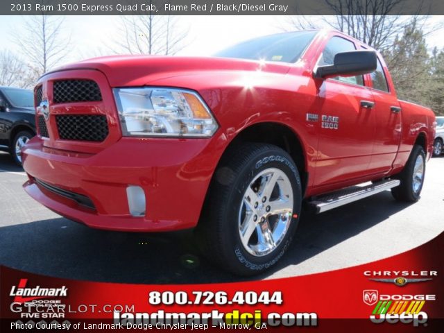 2013 Ram 1500 Express Quad Cab in Flame Red
