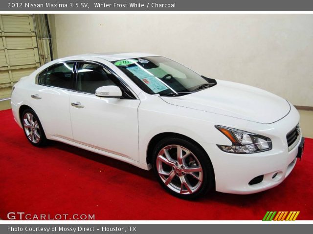 2012 Nissan Maxima 3.5 SV in Winter Frost White