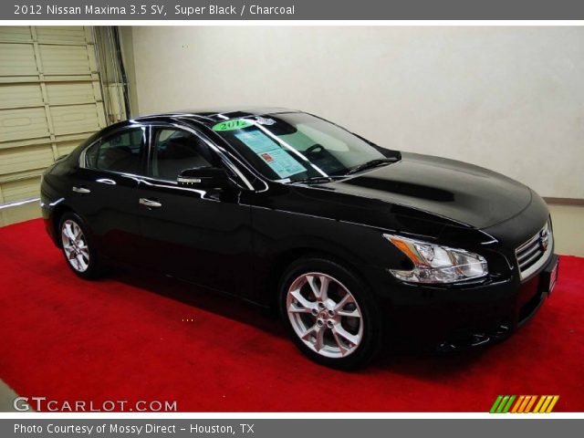 2012 Nissan Maxima 3.5 SV in Super Black