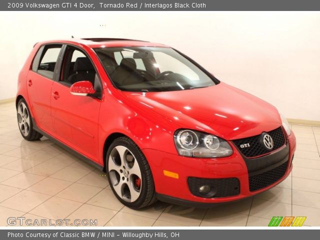 2009 Volkswagen GTI 4 Door in Tornado Red