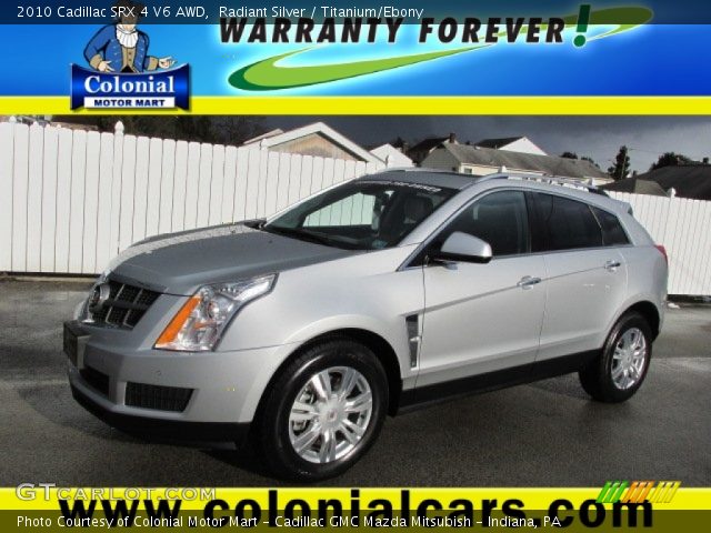2010 Cadillac SRX 4 V6 AWD in Radiant Silver
