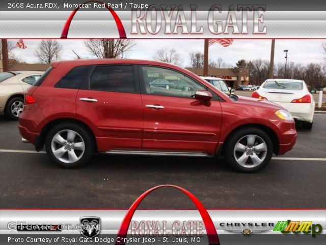 2008 Acura RDX  in Moroccan Red Pearl