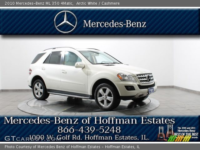 2010 Mercedes-Benz ML 350 4Matic in Arctic White