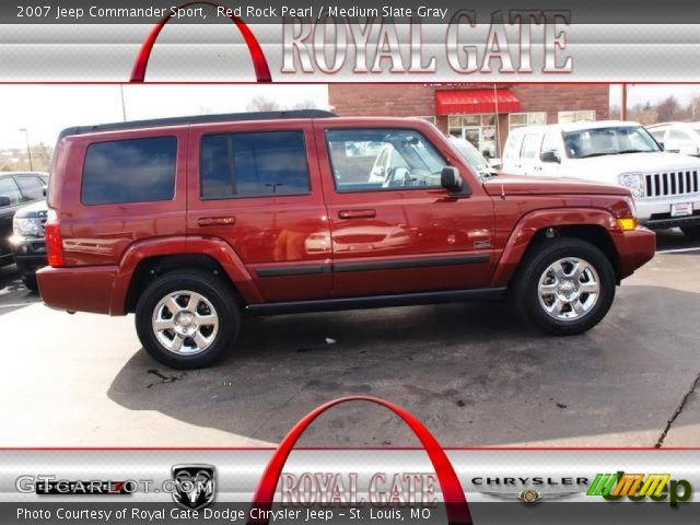 2007 Jeep Commander Sport in Red Rock Pearl