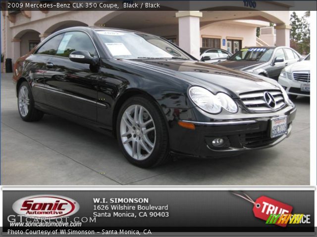 2009 Mercedes-Benz CLK 350 Coupe in Black