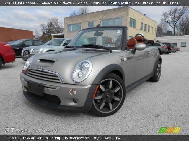 2008 Mini Cooper S Convertible Sidewalk Edition in Sparkling Silver Metallic