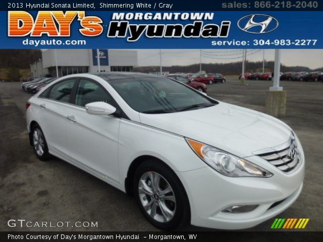2013 Hyundai Sonata Limited in Shimmering White