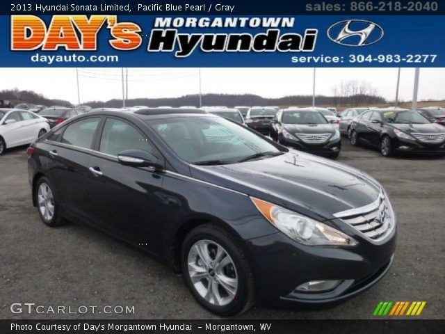2013 Hyundai Sonata Limited in Pacific Blue Pearl