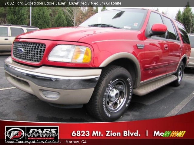 2002 Ford Expedition Eddie Bauer in Laser Red
