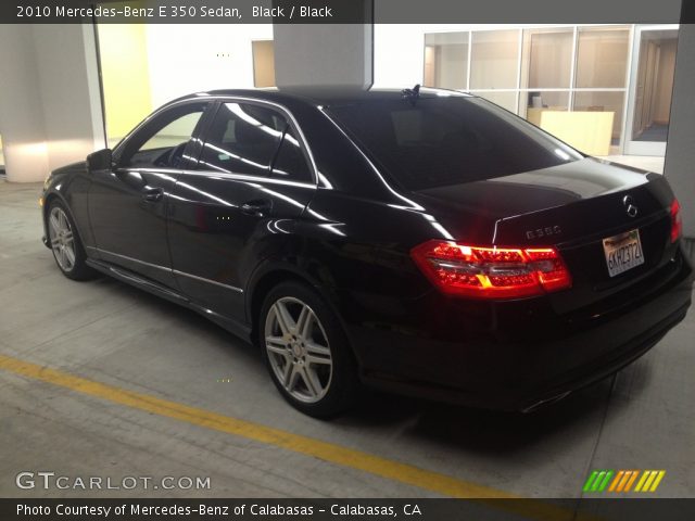 2010 Mercedes-Benz E 350 Sedan in Black