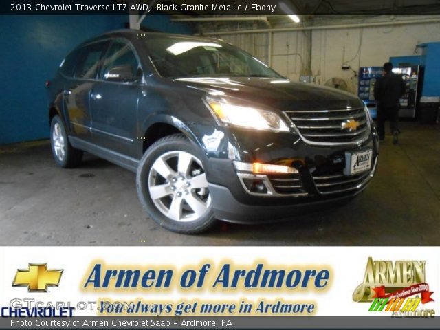 2013 Chevrolet Traverse LTZ AWD in Black Granite Metallic