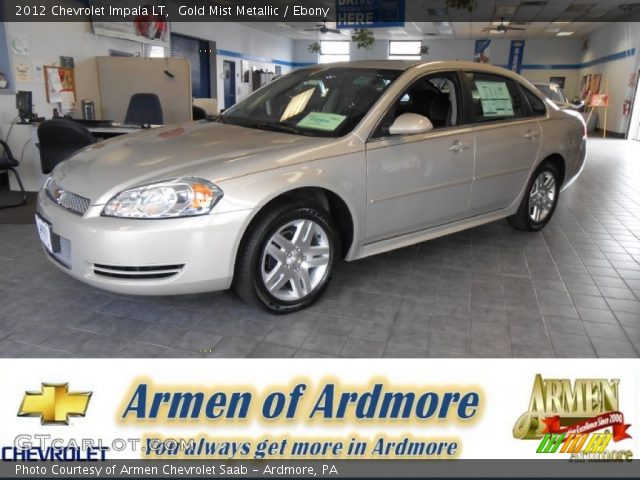 2012 Chevrolet Impala LT in Gold Mist Metallic