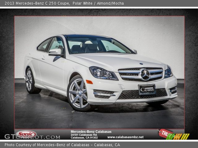 2013 Mercedes-Benz C 250 Coupe in Polar White