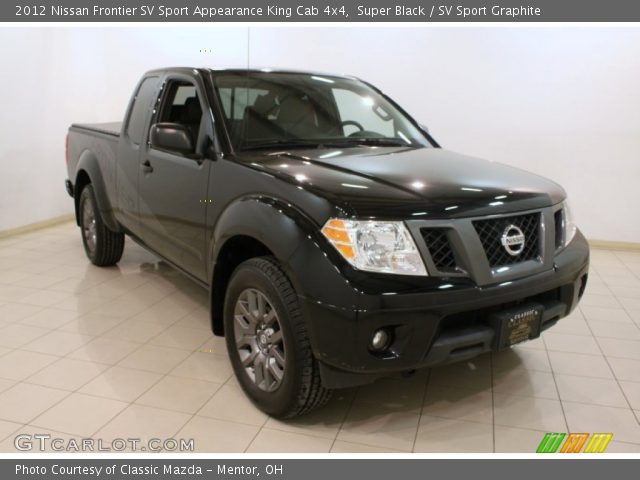 2012 Nissan Frontier SV Sport Appearance King Cab 4x4 in Super Black