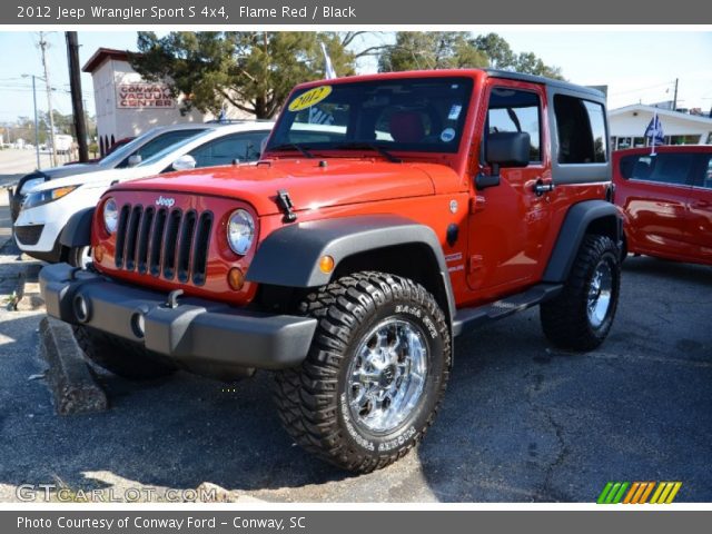 2012 Jeep Wrangler Sport S 4x4 in Flame Red