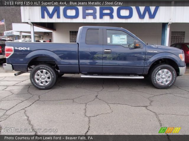 2013 Ford F150 XLT SuperCab 4x4 in Blue Jeans Metallic