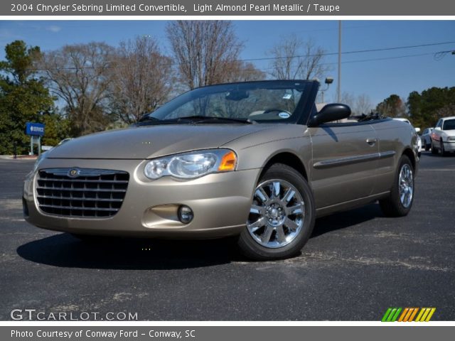 2004 Chrysler Sebring Limited Convertible in Light Almond Pearl Metallic