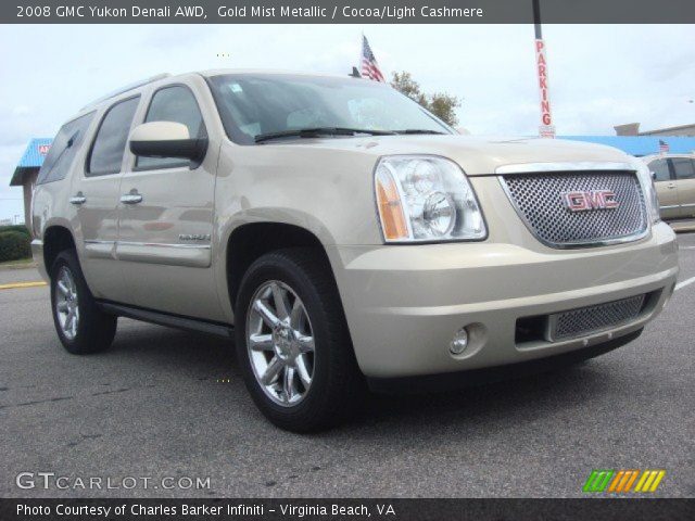 2008 GMC Yukon Denali AWD in Gold Mist Metallic