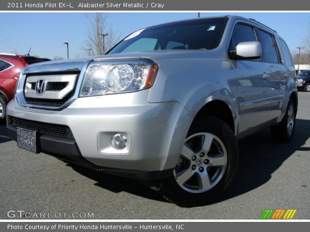 2011 Honda Pilot EX-L in Alabaster Silver Metallic