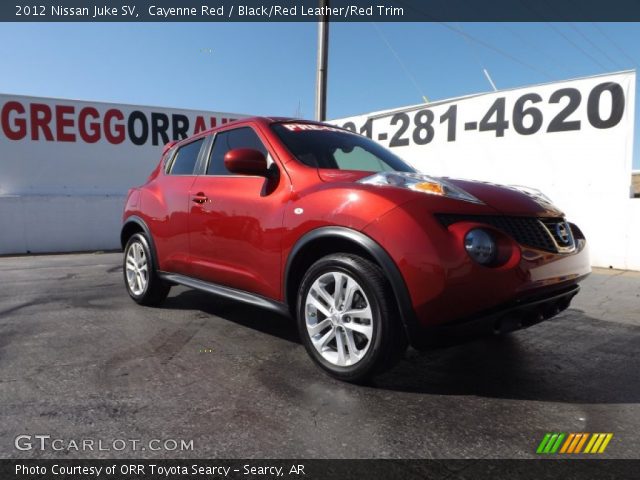 2012 Nissan Juke SV in Cayenne Red