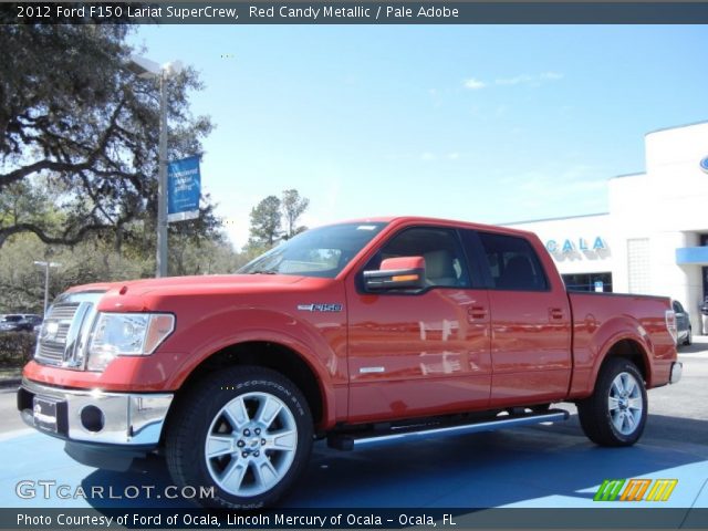 2012 Ford F150 Lariat SuperCrew in Red Candy Metallic