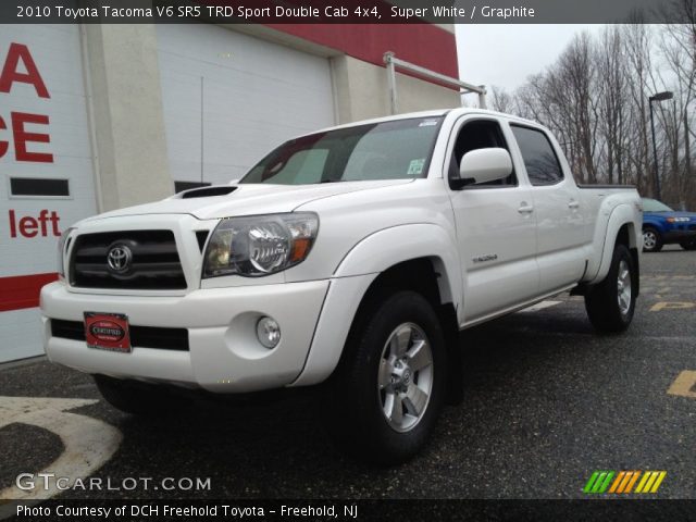 2010 Toyota Tacoma V6 SR5 TRD Sport Double Cab 4x4 in Super White
