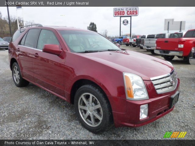2004 Cadillac SRX V8 in Red Line