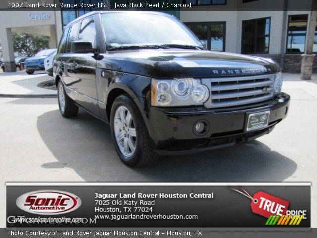 2007 Land Rover Range Rover HSE in Java Black Pearl