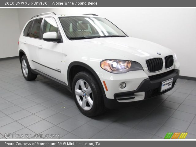 2010 BMW X5 xDrive30i in Alpine White