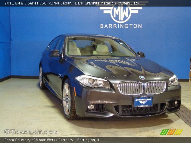 2011 BMW 5 Series 550i xDrive Sedan in Dark Graphite Metallic