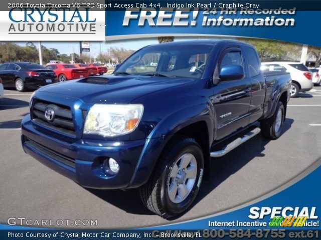 2006 Toyota Tacoma V6 TRD Sport Access Cab 4x4 in Indigo Ink Pearl