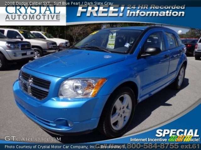 2008 Dodge Caliber SXT in Surf Blue Pearl