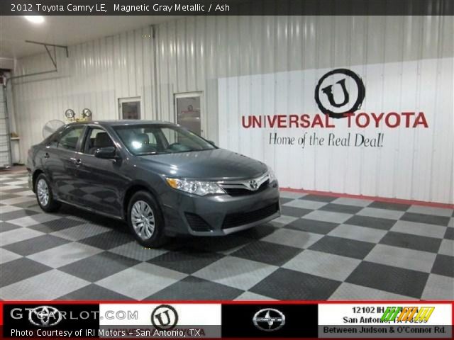 2012 Toyota Camry LE in Magnetic Gray Metallic