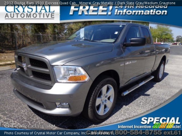 2012 Dodge Ram 1500 Express Quad Cab in Mineral Gray Metallic