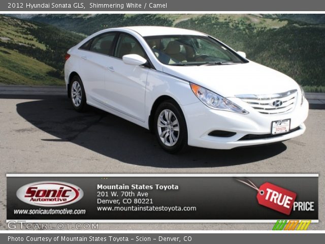 2012 Hyundai Sonata GLS in Shimmering White
