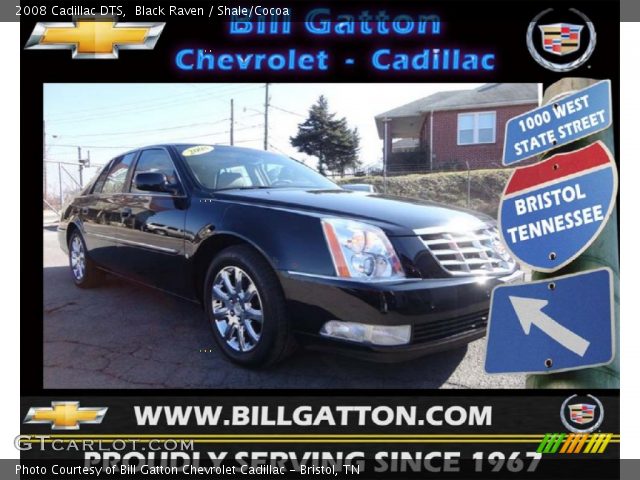 2008 Cadillac DTS  in Black Raven