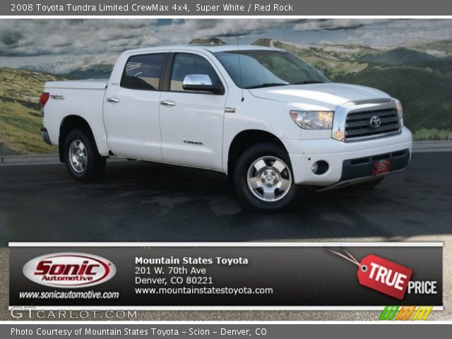 2008 Toyota Tundra Limited CrewMax 4x4 in Super White