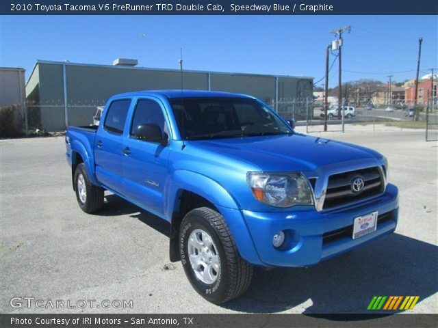 2010 Toyota Tacoma V6 PreRunner TRD Double Cab in Speedway Blue
